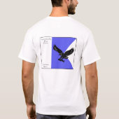 Passamaquoddy Bay Divers - Alpha-vlag T-shirt (Achterkant)