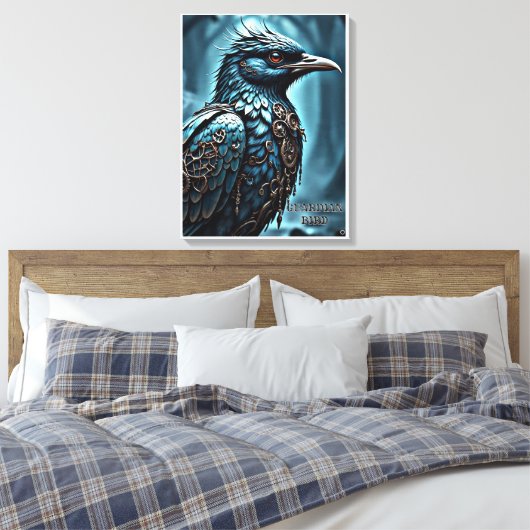 PASSÁRO GUARDIÃO CANVAS AFDRUK (Insitu (Slaapkamer))