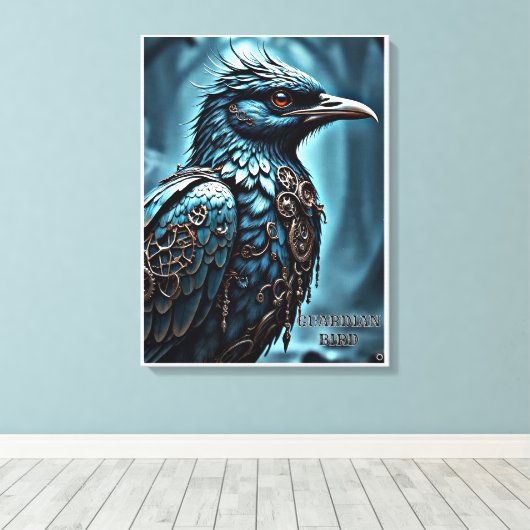 PASSÁRO GUARDIÃO CANVAS AFDRUK (Insitu (Houten vloer))