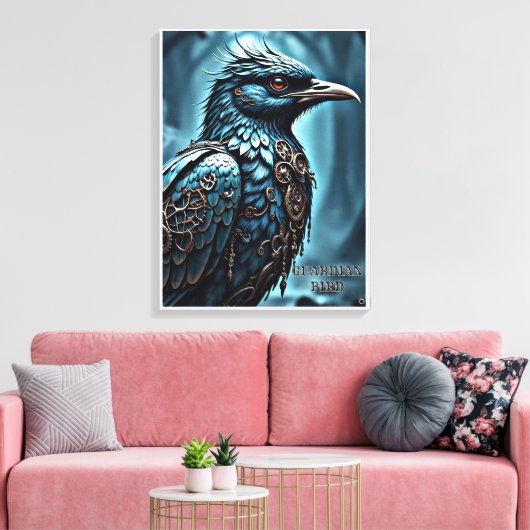 PASSÁRO GUARDIÃO CANVAS AFDRUK (Insitu (Woonkamer))