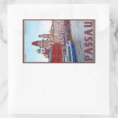 Passau - Donau Waterfront Rechthoekige Sticker (Tas)