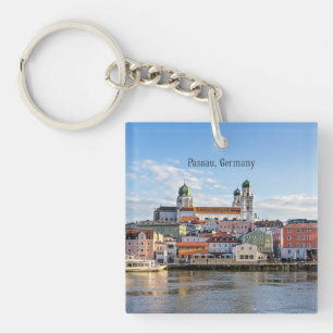 Passau, Duitse cityscape-foto Sleutelhanger