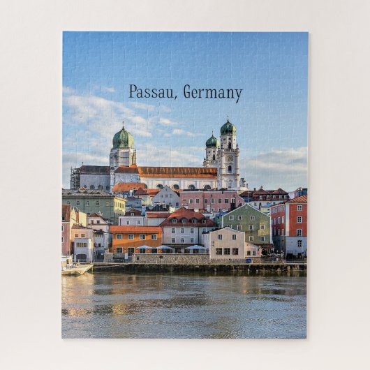 Passau, Duitsland stadsgezicht foto Legpuzzel (Verticaal)