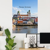 Passau, Duitsland stadsgezicht foto Poster (Thuiskantoor)
