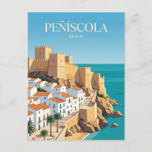 Passeig de la Drassana Spanje Briefkaart (Voorkant)