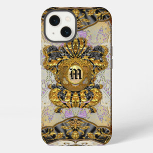 Passementerie Madeline Elegant Chic Damask Tough iPhone 13 Hoesje