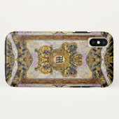 Passementerie Madeline Elegant Chic Monogram Case-Mate iPhone Case (Achterkant (horizontaal))