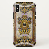 Passementerie Madeline Elegant Chic Monogram Case-Mate iPhone Case (Achterkant)
