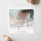 Passen getrouwd Bekleding voor feestdagen Notitiekaartje (Voorkant / Achterkant in situ)