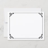  Passen getrouwd, bruinkoolstof Kaart (Achterkant)