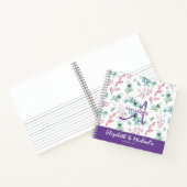 Passen getrouwd BUCKET LIJST  Botanische Bloemen Notitieboek (Binnen)