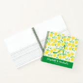 Passen getrouwd BUCKET LIST Lemon Patroon Thema Notitieboek (Binnen)