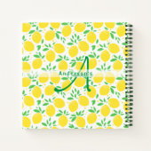 Passen getrouwd BUCKET LIST Lemon Patroon Thema Notitieboek (Achterkant)