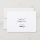 Passen getrouwd Een paar bruiloft foto Hartelijk d (Achterkant)