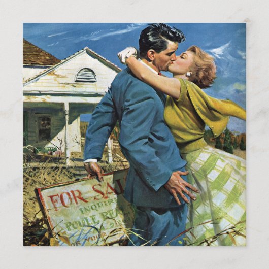  Passen getrouwd Eerste Huis, adreswijziging Aankondiging (Voorkant)