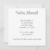  Passen getrouwd Eerste Huis, adreswijziging Aankondiging (Achterkant)