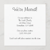  Passen getrouwd Eerste Huis, adreswijziging Aankondiging (Achterkant)