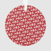 Passen getrouwd eerste kerstfoto Eenvoudige foto Ornament (achterkant)