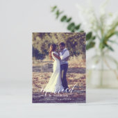 Passen getrouwd Eerste Kerstmis Volledige Bleed Fo Briefkaart (Staand voorkant)