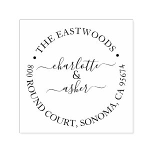 Passen getrouwd familienaam retouradres  zelfinktende stempel