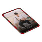 Passen getrouwd Foto Getrouwd en Vrolijk Kerstmis  Magneet (Rechterzijde)