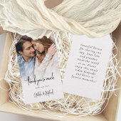 Passen getrouwd foto overlay script bruiloft dank  cadeaulabel