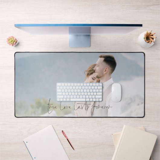 Passen getrouwd foto overlay ware liefde duurt voo bureaumat (Kantoor 1)