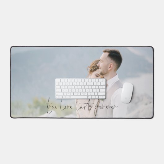 Passen getrouwd foto overlay ware liefde duurt voo bureaumat (Keyboard & Muis)