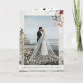 Passen getrouwd gelukkig getrouwd kerst feestdagen (Voorkant)