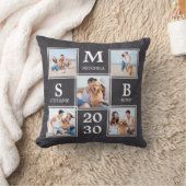 Passen getrouwd Gepersonaliseerd Weddenschap Foto  Kussen (Deken)