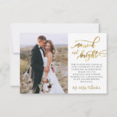 Passen getrouwd Getrouwd en Bright Photo kerst Kaa (Achterkant)