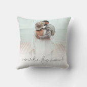 Passen getrouwd herinneren zich dit moment Fotobed Kussen (Achterkant)