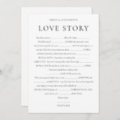 Passen getrouwd houden van het verhaal Wedding Gam Kaart (Voorkant / Achterkant)