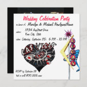 Passen getrouwd in Las Vegas Ontvangen Kaart (Voorkant / Achterkant)