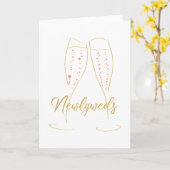 Passen getrouwd kaart (Gele Bloem)