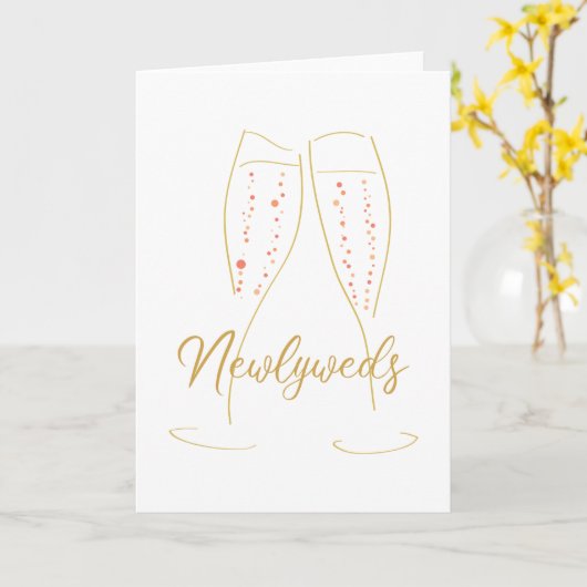 Passen getrouwd kaart (Gele Bloem)