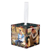 Passen getrouwd Land Tartan Pset 4 Foto Decoratie (Voorkant hoekig)