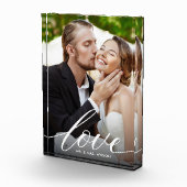 Passen getrouwd Love Script Photo Fotoblokken (Rechts)