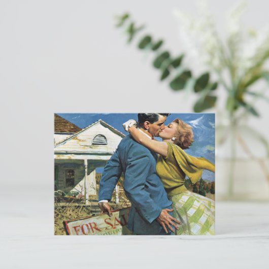 Passen getrouwd met  liefde en Romance kopen Eerst Briefkaart (Staand voorkant)