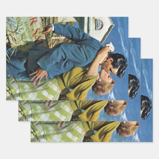 Passen getrouwd met  liefde en Romance kopen Eerst Inpakpapier Vel (Set)