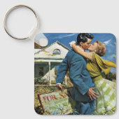 Passen getrouwd met liefde en Romance kopen Eerst Sleutelhanger (Voorkant)