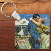 Passen getrouwd met liefde en Romance kopen Eerst Sleutelhanger (Voorkant)