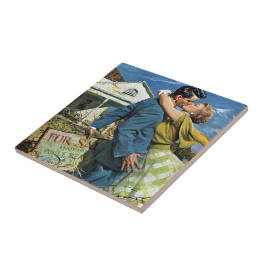 Passen getrouwd met  liefde en Romance kopen Eerst Tegeltje (Zijkant)