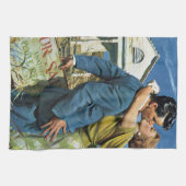 Passen getrouwd met  liefde en Romance kopen Eerst Theedoek (Horizontaal)