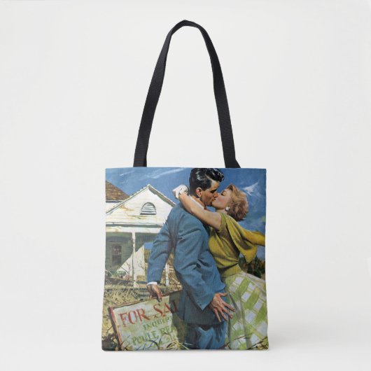 Passen getrouwd met liefde en Romance kopen Eerst Tote Bag (Voorkant)