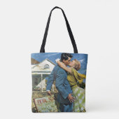 Passen getrouwd met liefde en Romance kopen Eerst Tote Bag (Achterkant)