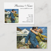 Passen getrouwd met  liefde en Romance kopen Eerst Visitekaartje (Voorkant / Achterkant)