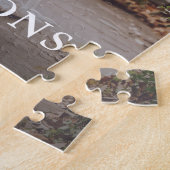 Passen getrouwd met liefdesinteresse koppelen foto legpuzzel (Zijkant)