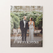 Passen getrouwd met liefdesinteresse koppelen foto legpuzzel (Verticaal)