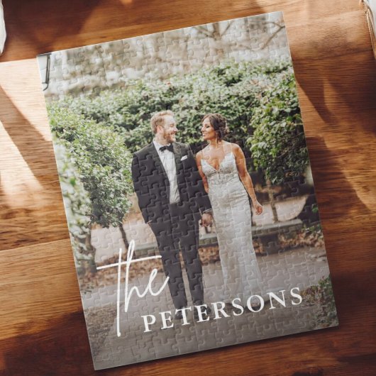 Passen getrouwd met liefdesinteresse koppelen foto legpuzzel